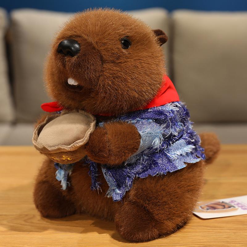 Nezha Groundhog Plush Toy: Children's Pillow and Soothing Doll Birthday Gift