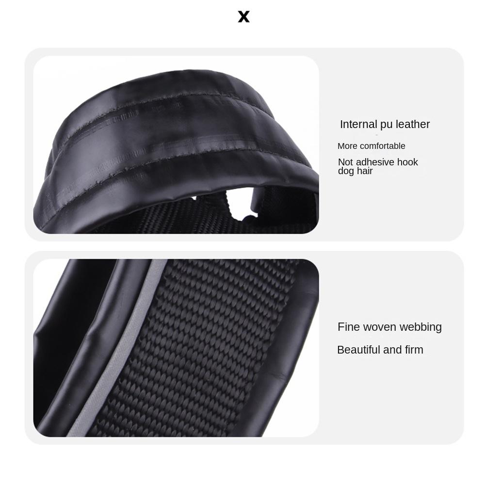 Quick-release Dog Muzzle with Safety Strap Dog Mouth Cover Comfortable Dog  Leash  For Pet