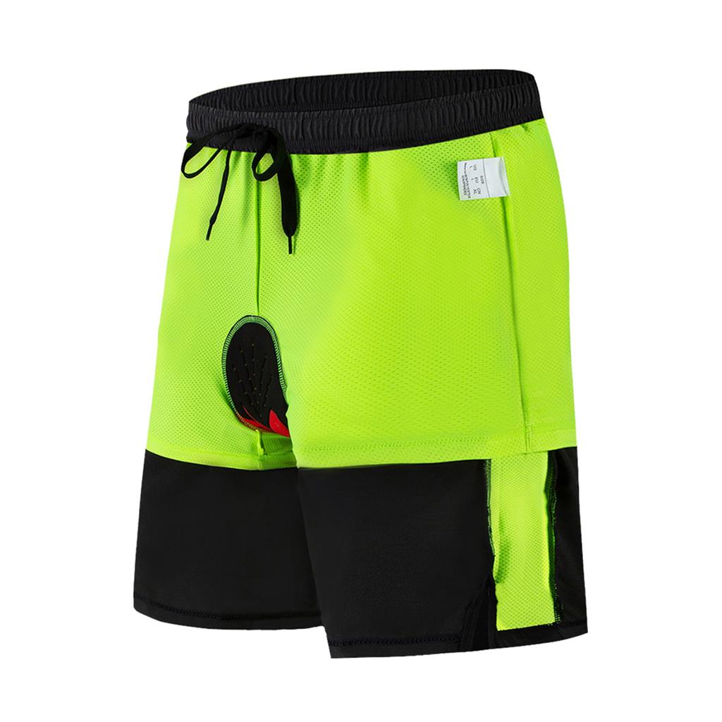 Men Bike Short with 3D Gel Padding and Mesh Lining Breathable Quick Dry Loose Fit Bicycle Shorts Cycle Running Summer