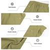 Men's Casual Solid Color Button-Down Shirt & Shorts Set - Summer Vacation Wear