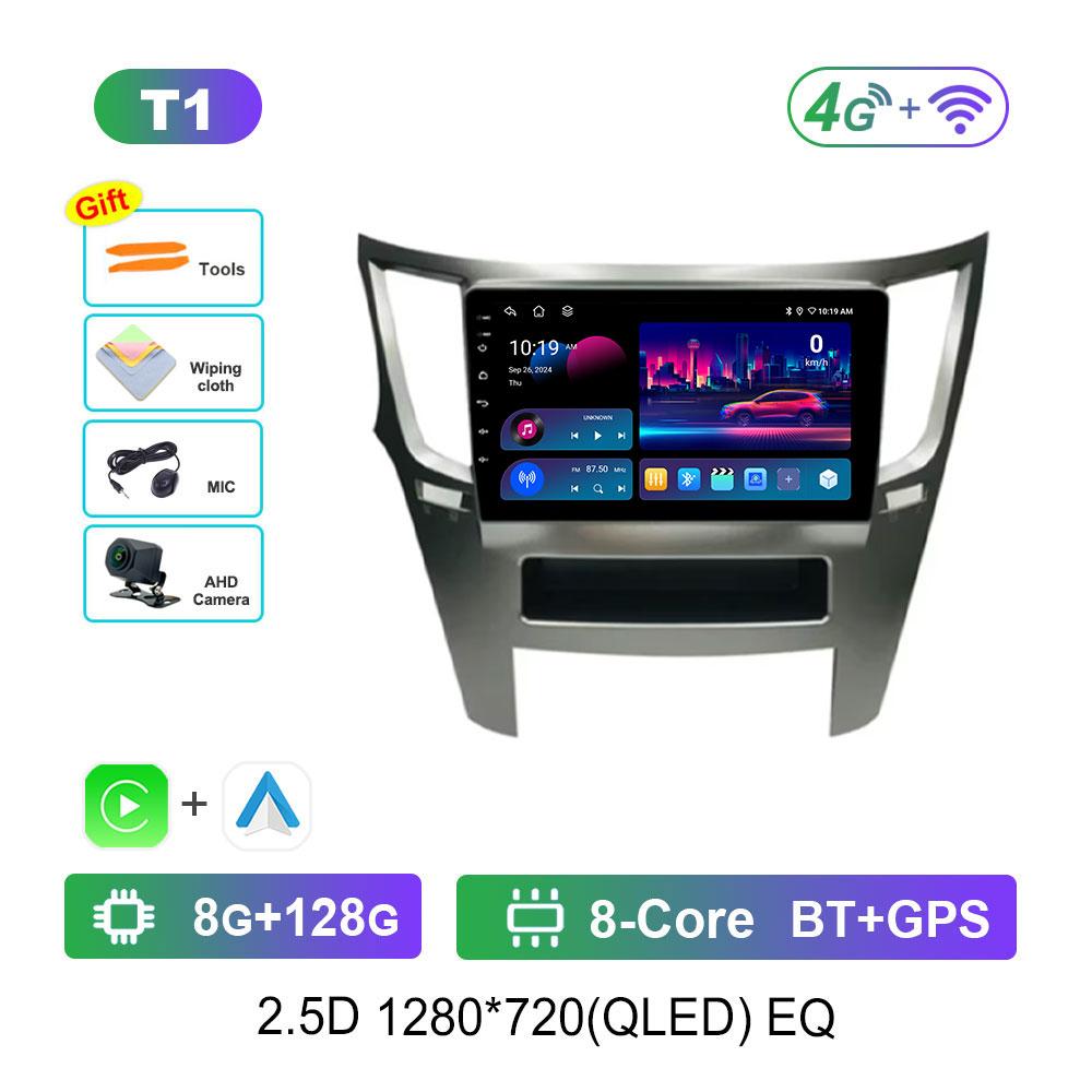 Android 14 Car Video Multimedia Player for Subaru Outback 4 BR Legacy 5 2009 - 2014 GPS DSP Stereo WiFi Bluetooth 4G Auto Tools