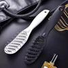 1PC Stylingbürste für lockiges Haar, Salon-Massagekamm, Entwirrungsbürste, Trockenbürste, antistatische, gebogene Entlüftungsbürste, Kopfhautmassagekamm