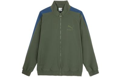 Men's PUMA T7 Jackets & Coats Unisex Army Green