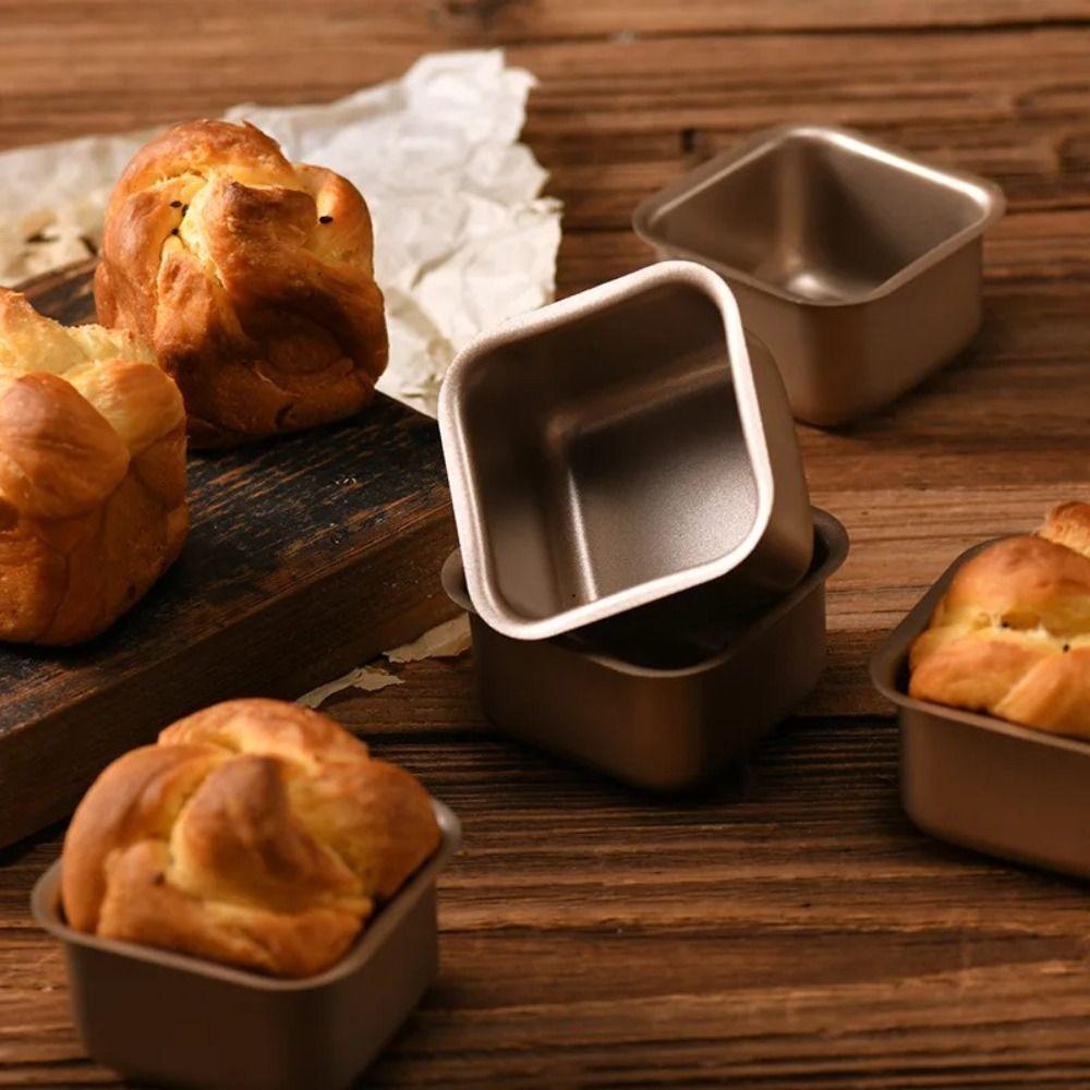 

Форма для тостов из углеродистой стали, квадратная форма для печенья, многофункциональная форма для мусса, сыра, печенья 7cm