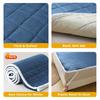 Milk Fleece Mattress Pad with Anti-Static Layer, Foldable Thermal Topper for Dorm Bed - 90x200cm To 200x220cm Machine Washable