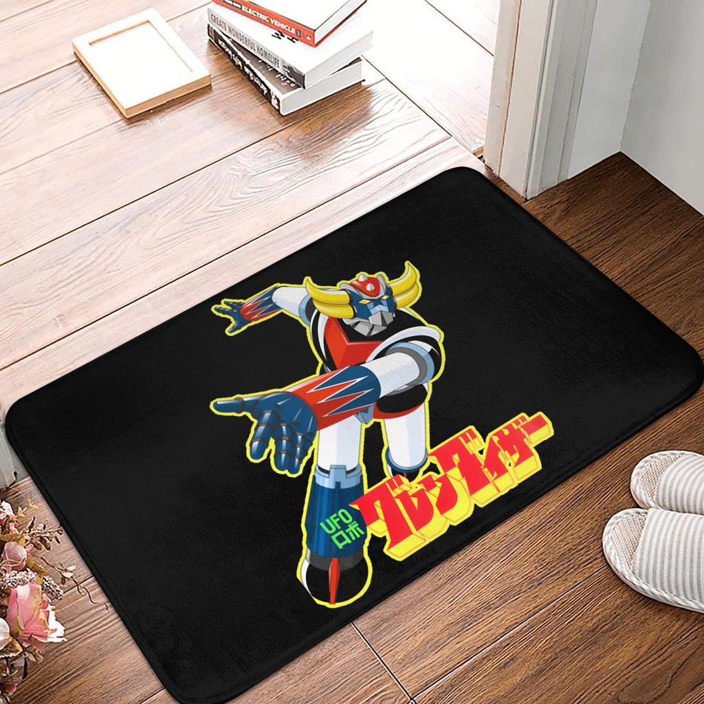 UFO Robot Mazinger Z Front Door Floor Entrance Mats Outdoor Anime Bath Kitchen Doormat Bedroom Carpet Rug