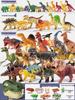 Weiche Dinosaurier-Spielzeuge für Kinder - Triceratops & Tyrannosaurus Rex Tierfiguren Set