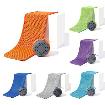 Sport Towel Summer Cooling Texture Yoga Gym Towel Lightweight Breathable Soft Fluffy Foldable Running Towel