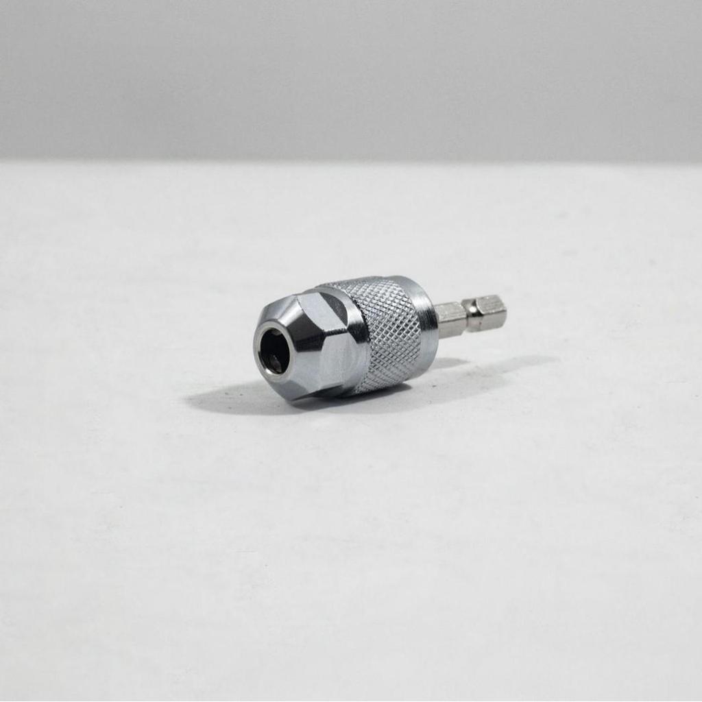 Mandrino Elettrico Mini Trapano con Alta Concentricità e Stabile Attacco Esagonale, Intervallo di Serraggio 1,5-6,5 mm, Denti ad Alta Presa