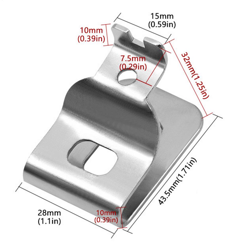 Electric Drill Belt Clip Electric Drill Belt Clip Metal Hooks Cordless Drill Belt Clip Hook Replacement Home Power Tool
