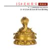 Secret Text Dropshipping Chinese Style Brass 12 Zodiac Snake Wealth Feng Shui Lucky Fortune Ornament Copper Craft
