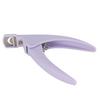 Acrylic Nail Clipper Professional Stainless Steel Nail Tip Cutter False Nail Trimmer Manicure Tool Purple