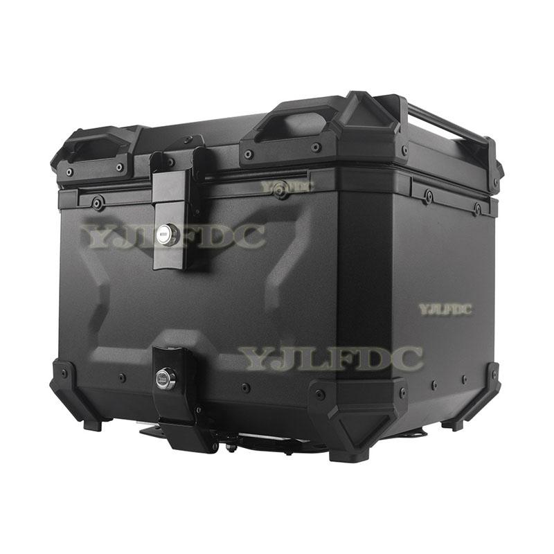 Motorrad Aluminium Topcase 45L 55L 65L Große Kapazität Motorrad Heckkoffer Universelle Gepäck Heckbox Moto Top Case Hohe Quali
