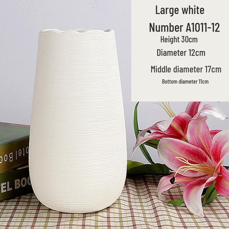 HANDUNYOU Minimalist Ceramic Flower Vase