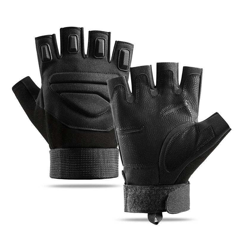 Outdoor gloves half finger non-slip wear-resistant tactical gloves full finger touch screen sports riding protection