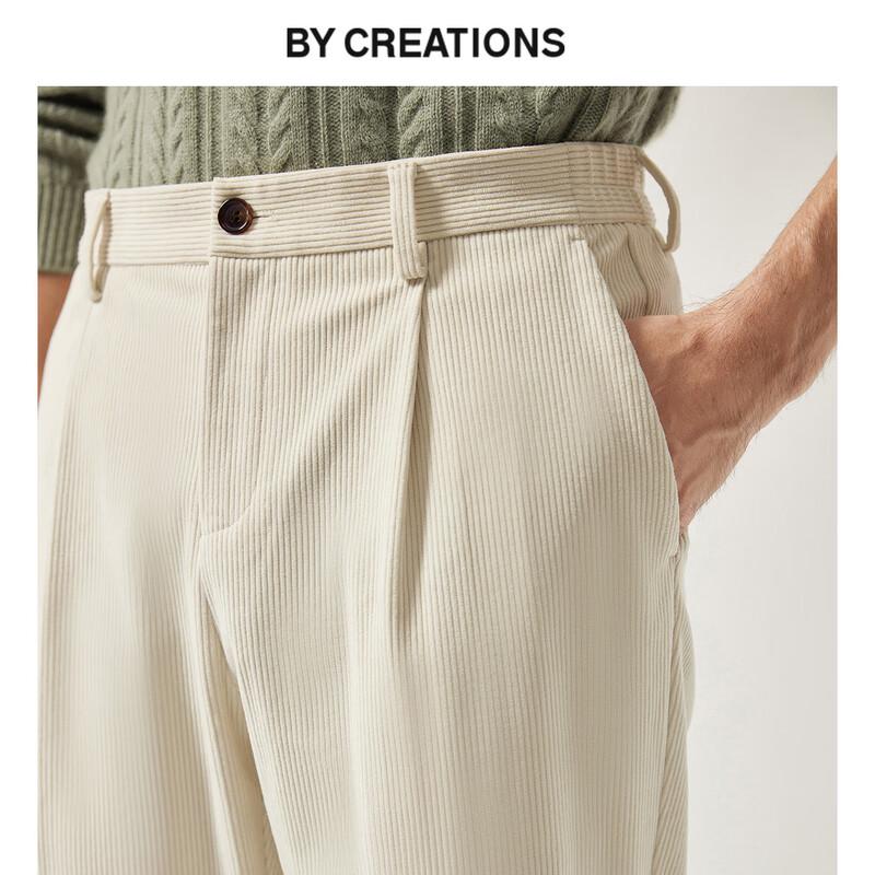 

By Creations Men s Corduroy Straight-Leg Trousers 3XL