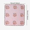 High Quality Plum Blossom Embroidery Lace Square Scarf Thin Vintage Neck Tie Shawl Wraps Headkercheif Hijab for Women