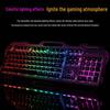 Wired E-sports Mechanical Keyboard, Mouse, and Headset Set for Laptop Gaming.