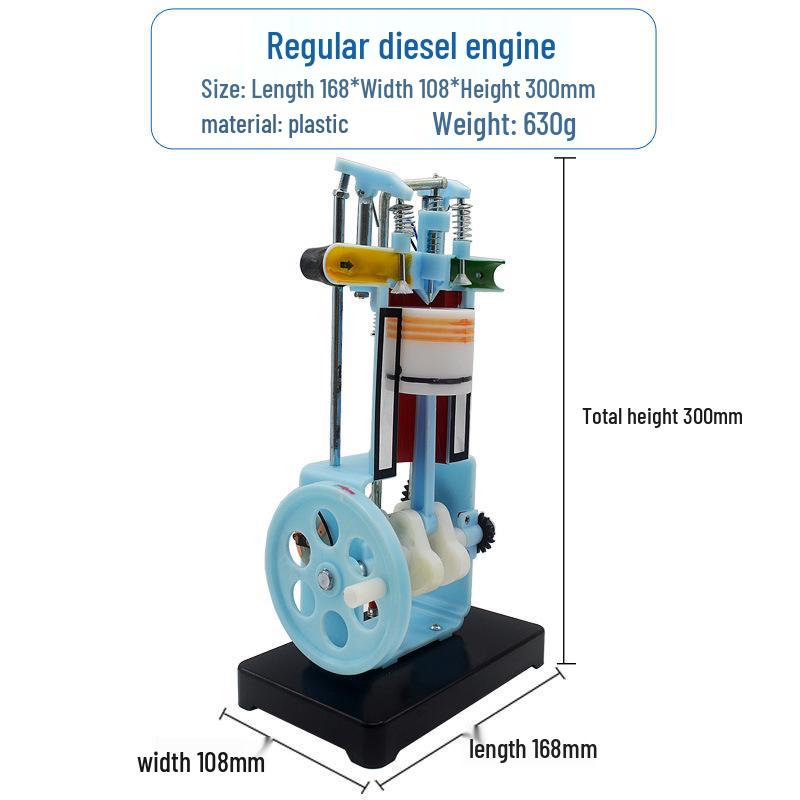 Viertakt-Benzinmotor-Modell für den Unterricht: Experimentierausrüstung für Einzylinder-Verbrennungsmotoren