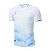 Kelme Men's Short Sleeve Training T-Shirt, Moisture-Wicking, Quick-Drying, Breathable, Summer (White, 3XL)