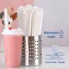 Eco-friendly Biodegradable Large Boba Tea Straw, Pointed Tip, Individually Wrapped Kraft Paper.