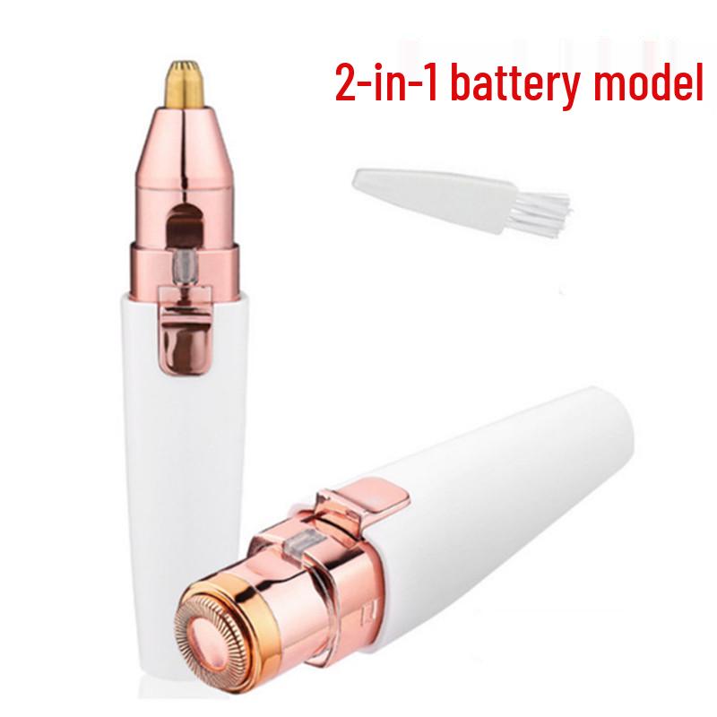 

USB Rechargeable Lipstick-Style Mini Facial Epilator and Electric Eyebrow Razor
