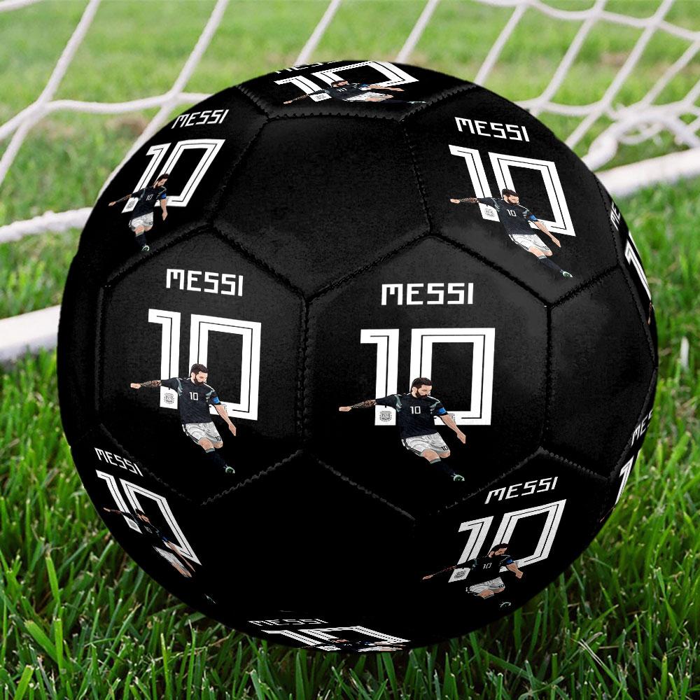 1pc Messi Soccer Ball Size 5 Indoor Soccer Ball Fashion Colorful Backyard Game - Great For Sports Fans Gift HE13