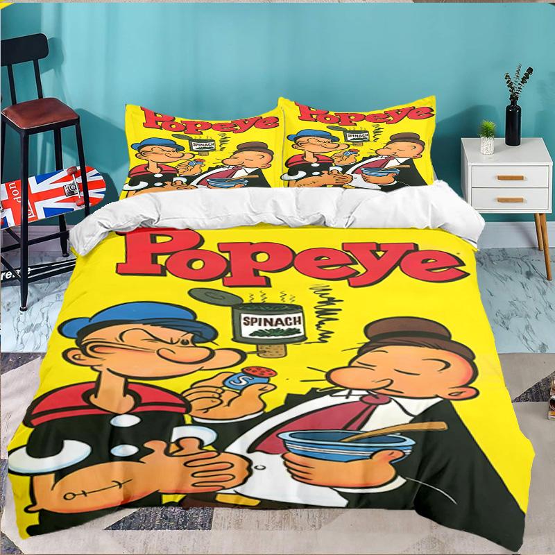 3PCS Pope-ye Bedding Set,Including 1pc Duvet Cover And 2pcs Pillowcases Perfect for Bedroom, Dormitory, Large size Fan Christmas gift