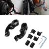 Motorcycles Male Mount-Style Chrome 1 1/4" Foot Peg Adapter Engine Guard Footrests Mount Clamps for Harley Softail Cafe Racer