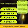 Multi-functional Waterproof Reflective Safety Stickers for Cars - Anti-collision Nighttime Visibility Strips