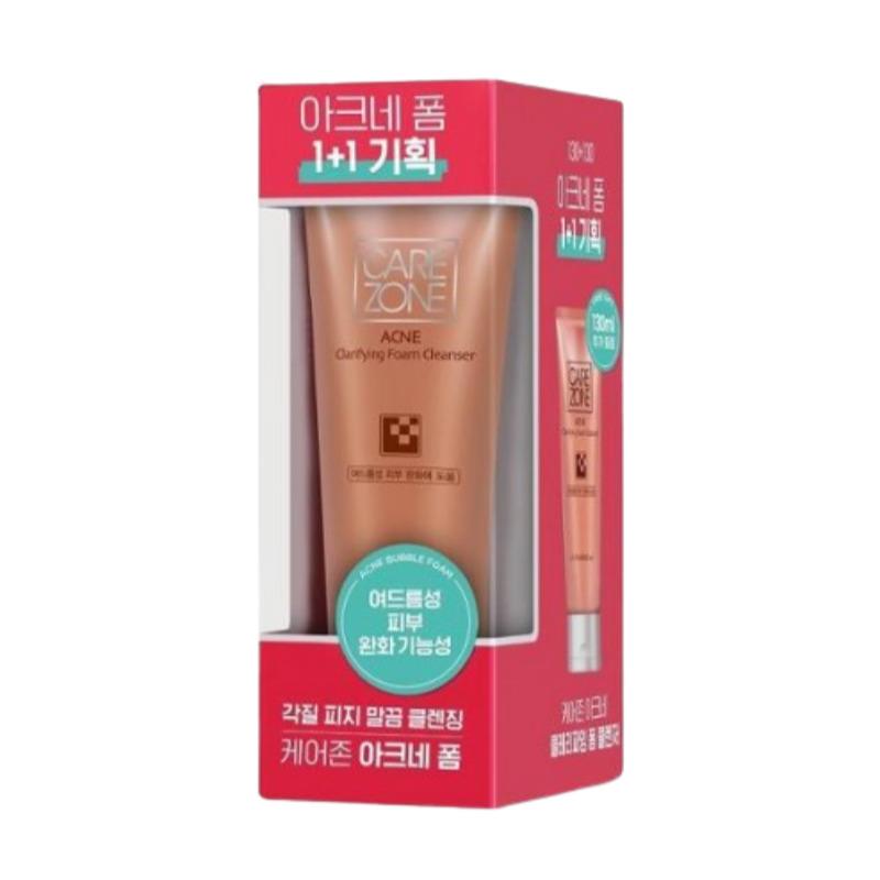 CAREZONE Acne Foam Cleanser 1+1 Set (130ml + 130ml)