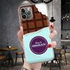 Chocolate Nutella Soft Phone Case For IPhone 11 17 Air 16E 16 Pro Max 15 + 14 Plus 13 Mini 12 Apple 7 SE 8 Fundas Coque 11 17 Ai