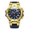 LIGE Fashion Men's Watches Silicone Strap Simple Sports Military Date 30M Waterproof Quartz Mens Wristwatches Relogios Masculino