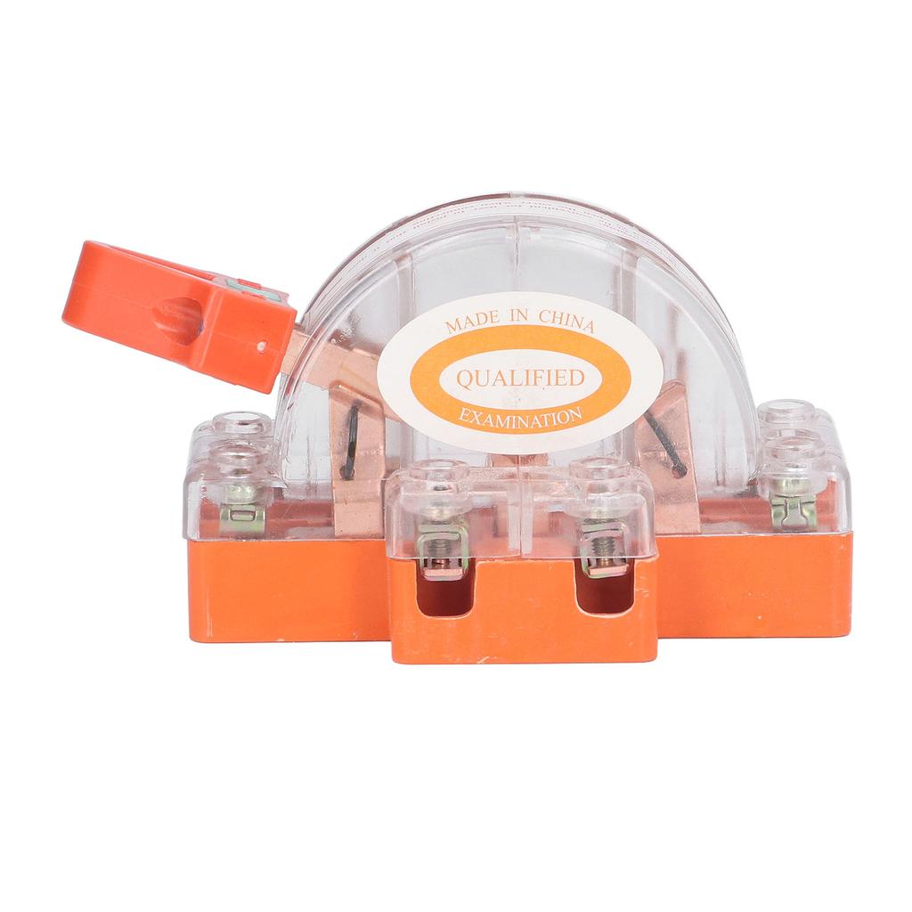 Transparent Knife Switch 2P 32A Double Pole Against Electric Shock Safety Knife Switch with