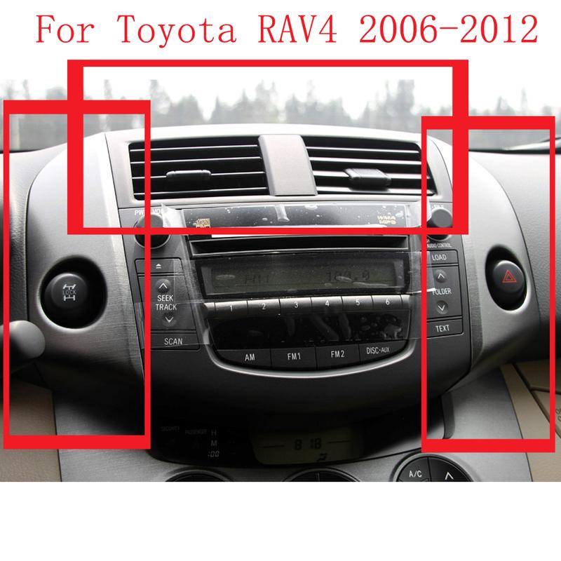 Brand New Accessories Car Accessories A/C Air Conditioner Outlet Frame Vent Air Vent Panel Cover For Toyota RAV4 2006-2012