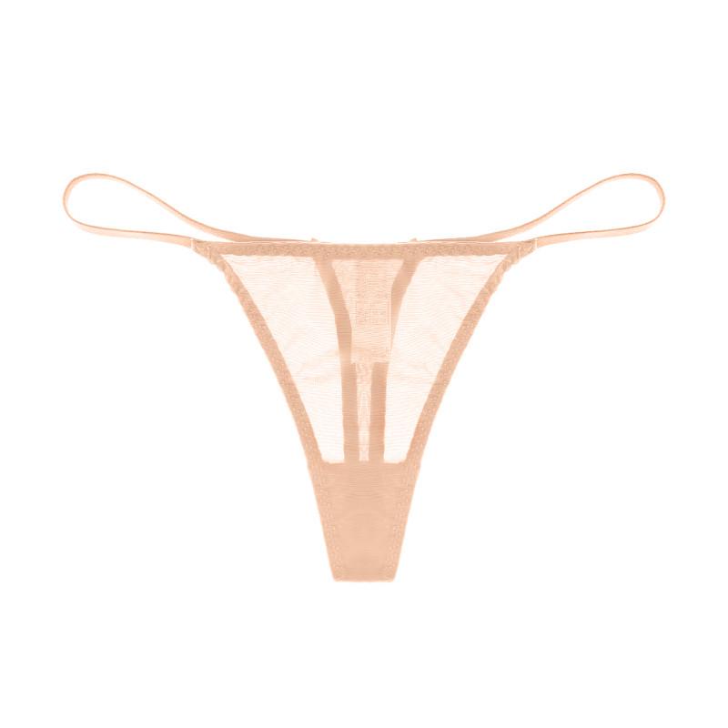 Varsbaby Sheer Mesh Thong: Sexy Low-Waist, Transparent, T-Strap Women's Underwear