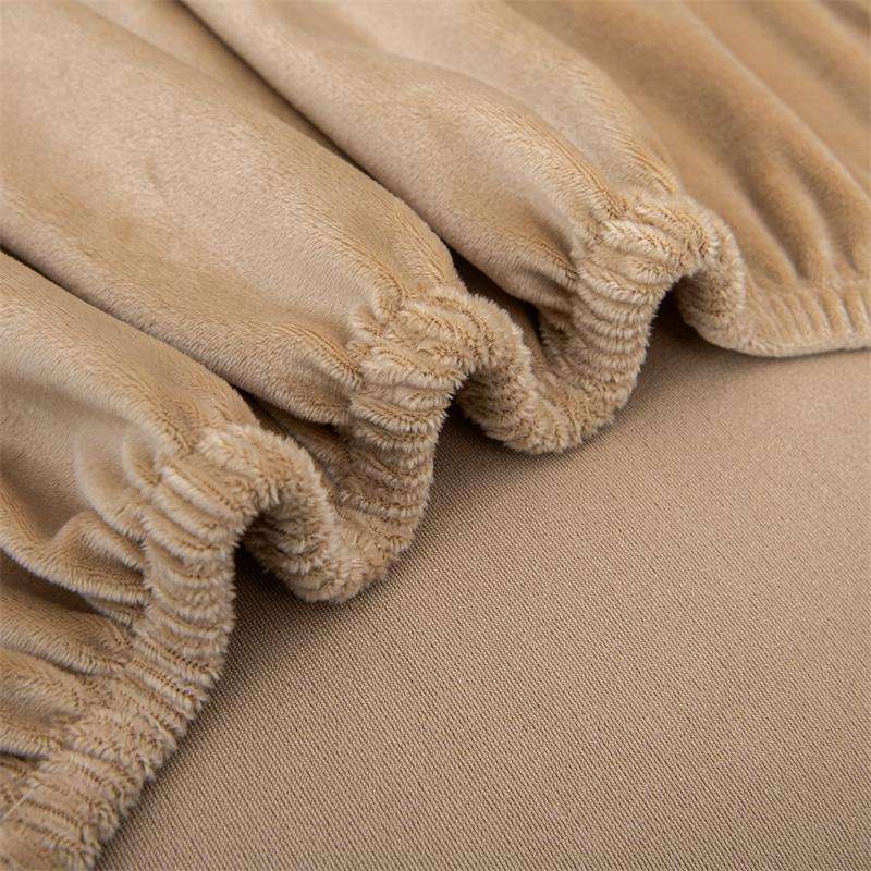 1PC Solid Velvet Armchair Covers Elastic Wingback Club Chair Slipcovers All-inclusive Single Sofa Covers for Home Banquet Hotel