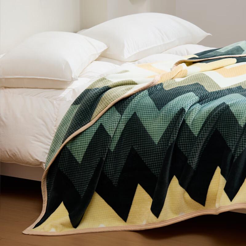 Hengyuanxiang Antibacterial Ripple Flannel Blanket 180x200cm