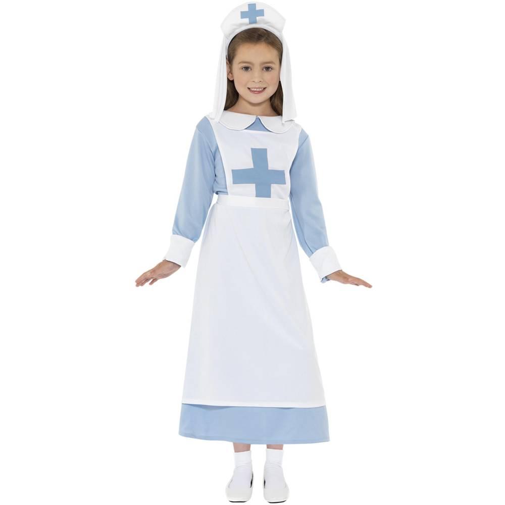 Smiffys Set de costume de asistentă pentru primul război mondial pentru fete