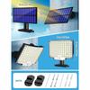 106 LED Solar Motion Light Outdoor Separate Panel Solar Flood Lights 4 Working Modes for Garden Garage Waterproof Wall Lights