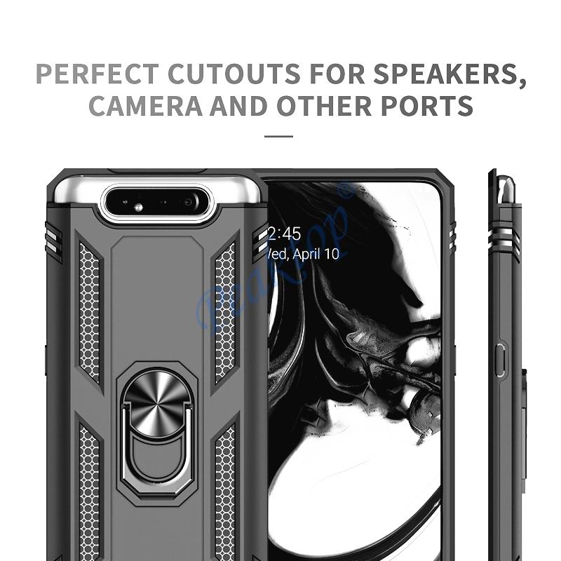 Antidetonační pouzdra na stojan pro Samsung A80 A51 A71 Zadní kryt pro Galaxy A30S A21S A10 A20 A40 A50 A70 S20 FE A81 A91 A31 A41