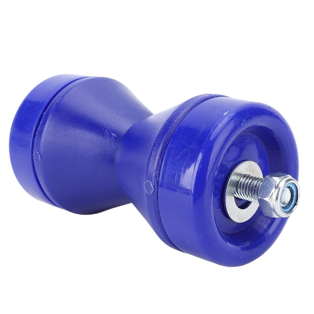 90mm Boat Trailer Bow Roller Shock Absorbing Wearproof Impact Protection PVC Bow Stop Bell Roller Blue