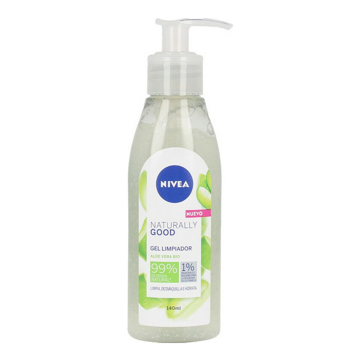 

Натуральный очищающий гель для лица Nivea с алоэ вера (140мл)