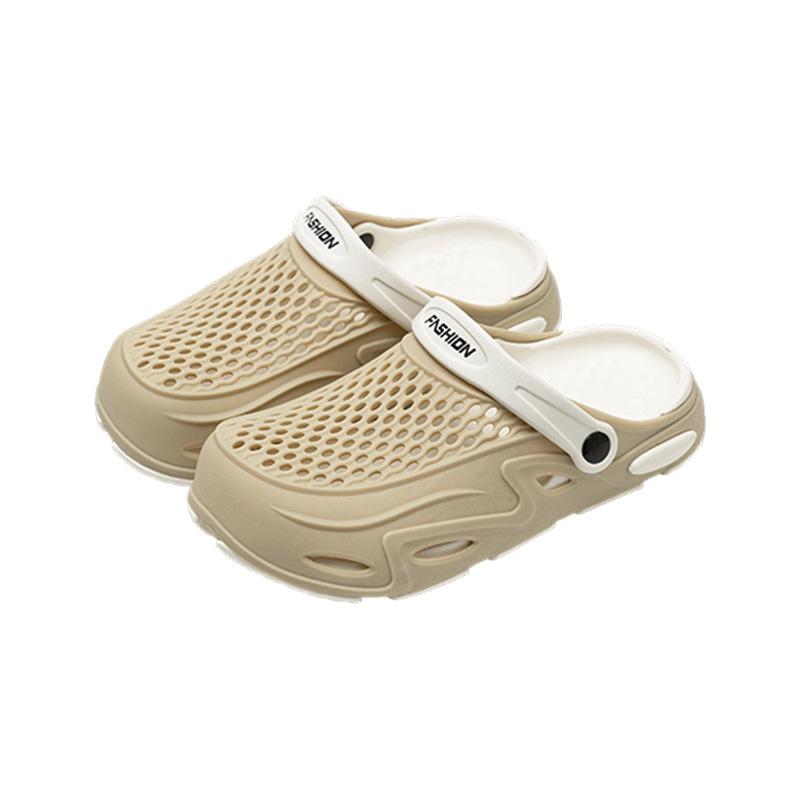 Sommar Casual Herrpar Strand Halkskyddande och Pot-liknande Flip-Flops för Sommarbruk