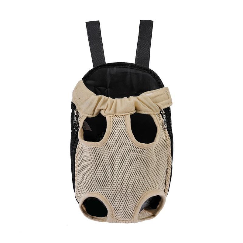 Pet Travel Breathable Backpack With Adjustable Straps For Outdoor Dog Walks