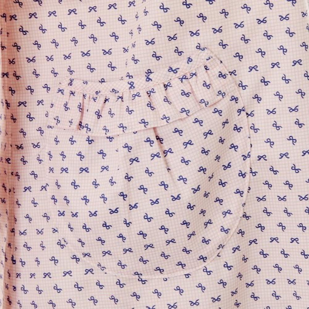 Wakoal 70S Cotton Lovely Ribbon Print Women S pajamaS Wpa3190