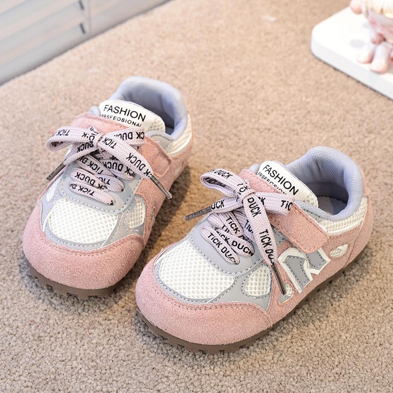 Baby sneakers Korean version spring and autumn breathable versatile casual shoes girls moral training shoes boys children soft-soled running shoes