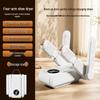 Folding Multi-Pair Retractable Shoe Dryer with Hot Air and Timer