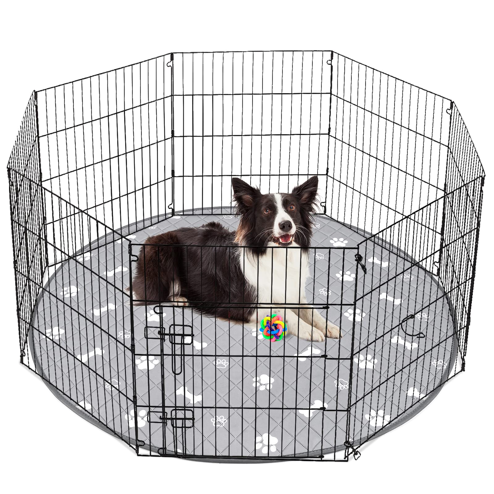 

Washable Pet Training Pads, Round and Octagonal Shapes, Ideal for Pet Playpens, Suitable for Cats and Dogs, Multiple Pets, Quick-Drying, Deodorizing,