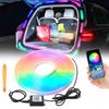 Auto On Light LED Atmosphere Light for Car Trunk Bluetooth-compatible APP Control Dynamic Color and Effect Easy Install